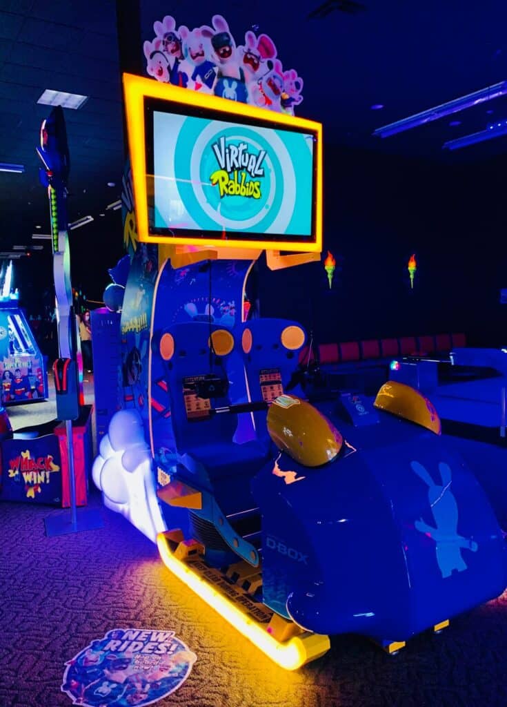 arcade game at monster mini golf