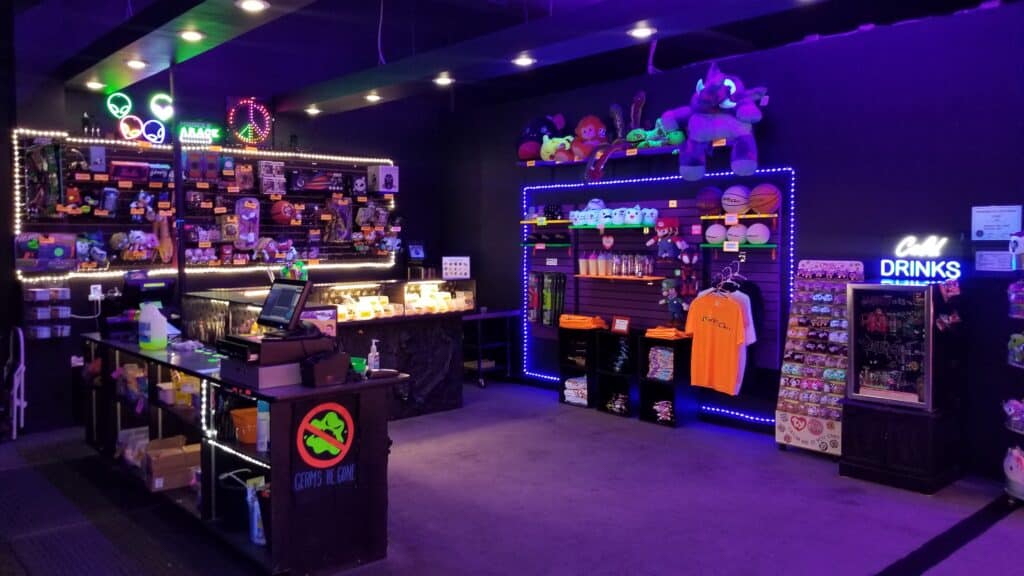 The ticket prize redemption center at Monster Mini Golf in Lafayette, Indiana