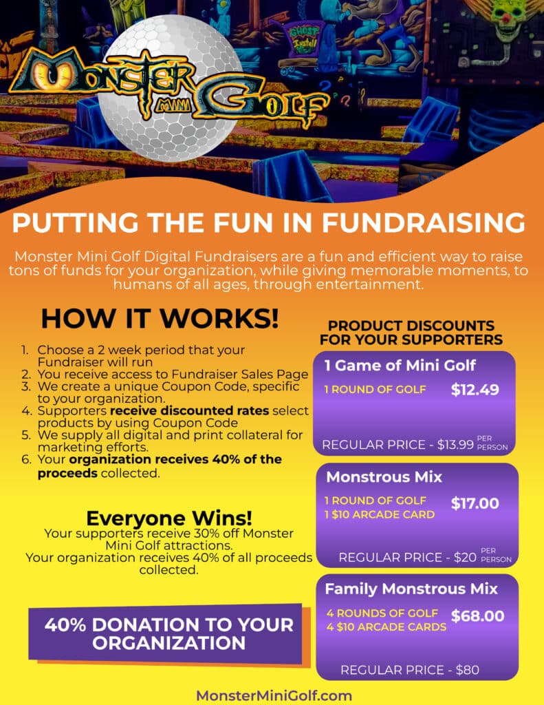 Charlotte fundraiser sales flyer