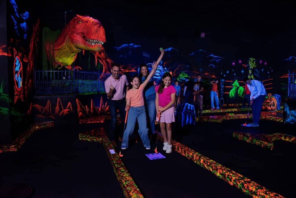 Keller Birthday Parties 1 Monster mini golf family golfing