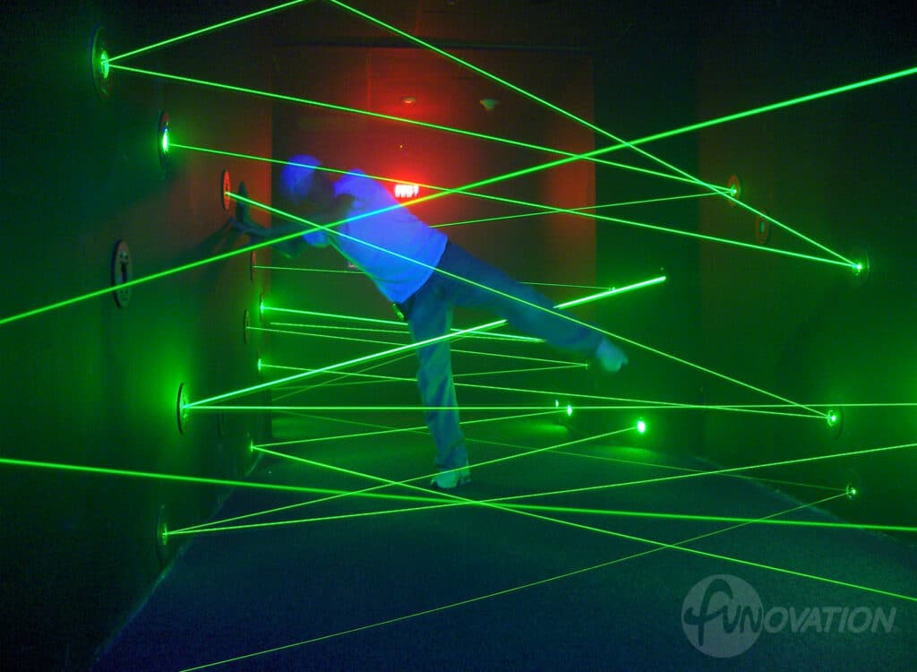 Laser Maze Charlotte 6 Chases friend